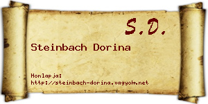 Steinbach Dorina névjegykártya